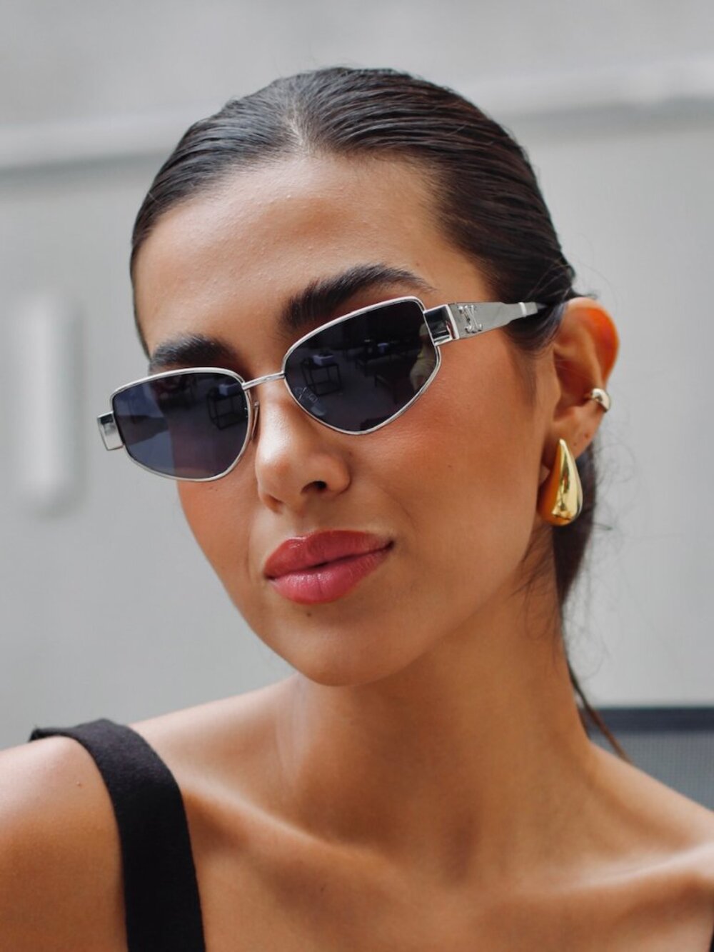 NWT CELINE WOMEN SUNGLASSES BLUE EYEWEAR